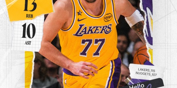 多多28app-轰38+13+10创纪录！湖蜜高呼东契奇世界最强 詹姆斯：向他致敬