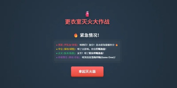 28圈-更衣室灭火大作战上线！你是合格的“灭火队员”吗？